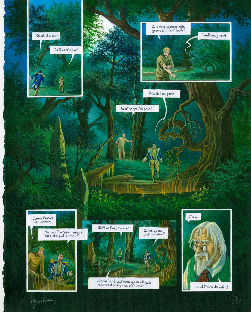 planche 17 - Florence Magnin - Encre de Chine et encre de couleur sur papier - 2345