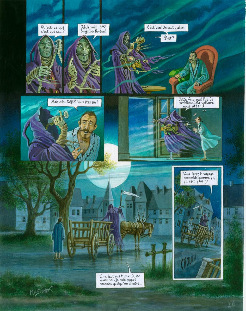 planche 26 - Florence Magnin - Encre de Chine et encre de couleur sur papier - 2348