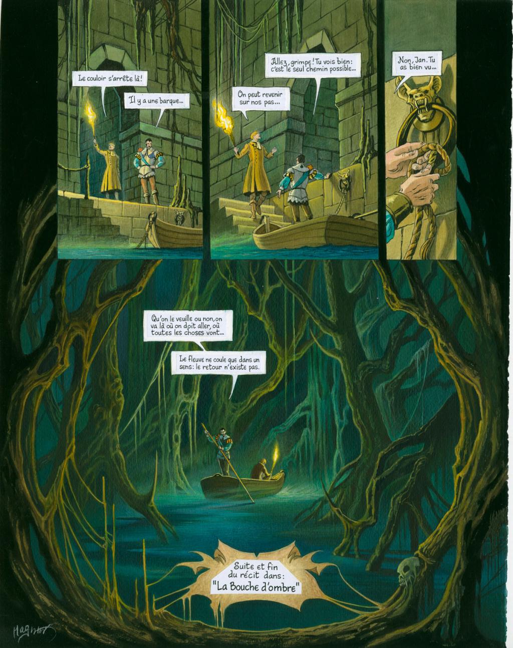 planche 46 - Florence Magnin - Encre de Chine et encre de couleur sur papier - 2349