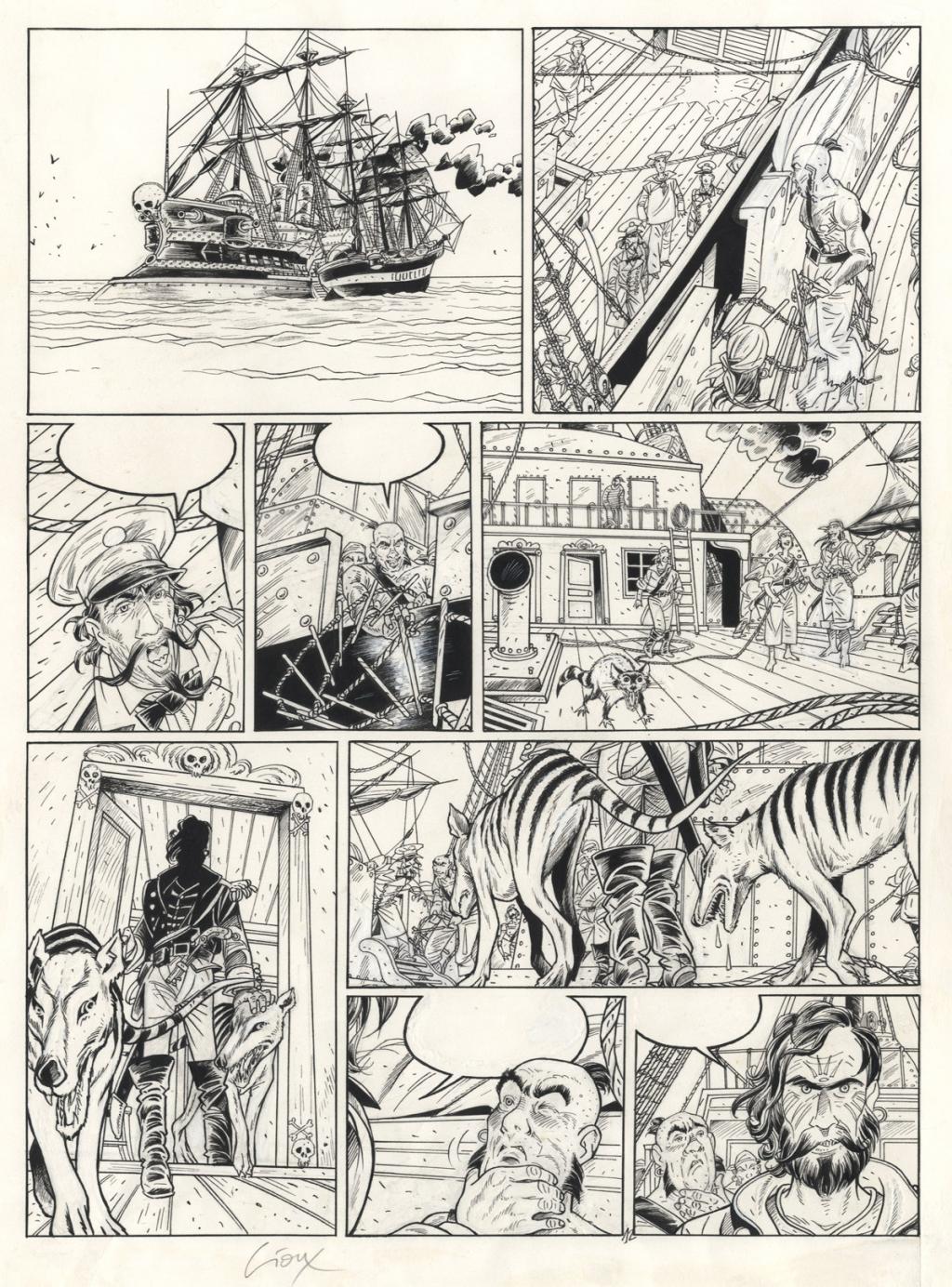 planche 12 rustine dernière case - Thierry Gioux - Encre de Chine - 2324