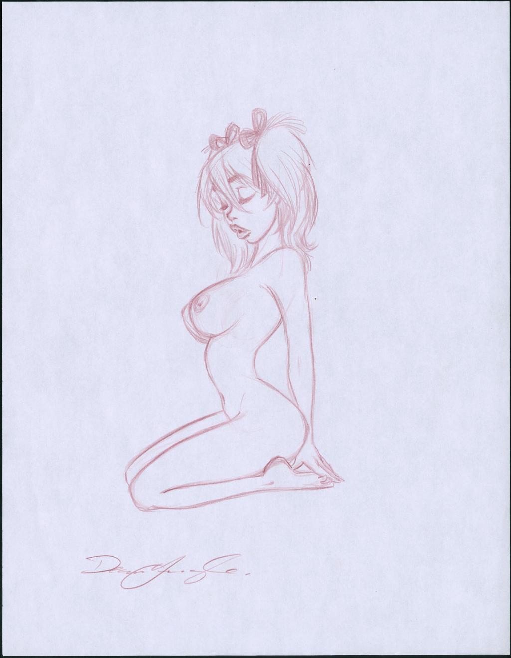 Mandy - Dean Yeagle - Crayon de couleur sur papier - 2903