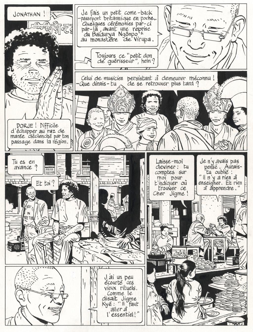 Planche originale - Bernard Cosey - Encre de Chine - 2384