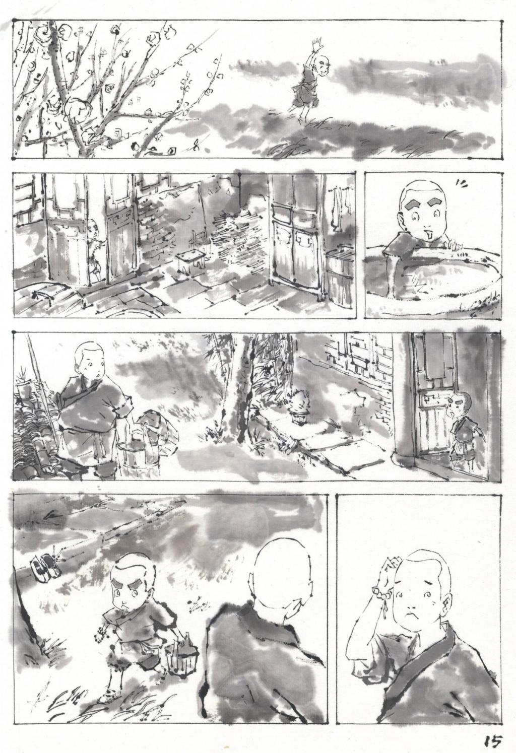 Planche originale - An Ji - Encre de Chine - 2443