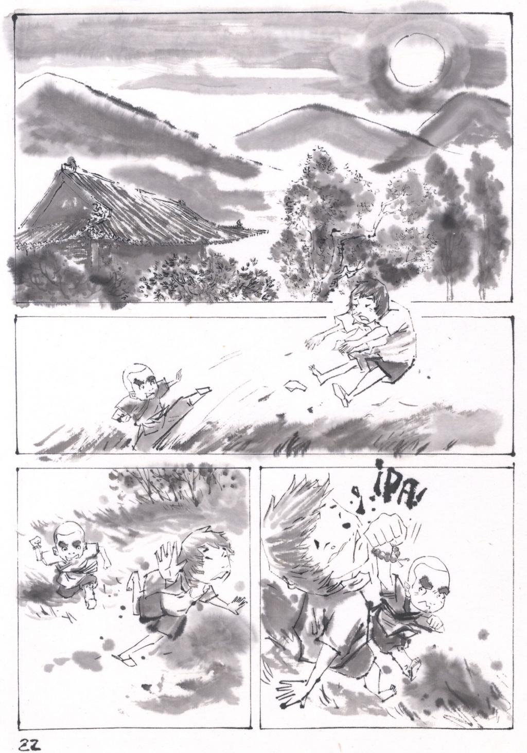 Planche originale - An Ji - Encre de Chine - 2446