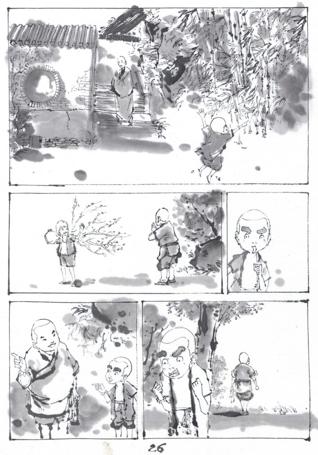 Planche originale - An Ji - Encre de Chine - 2449