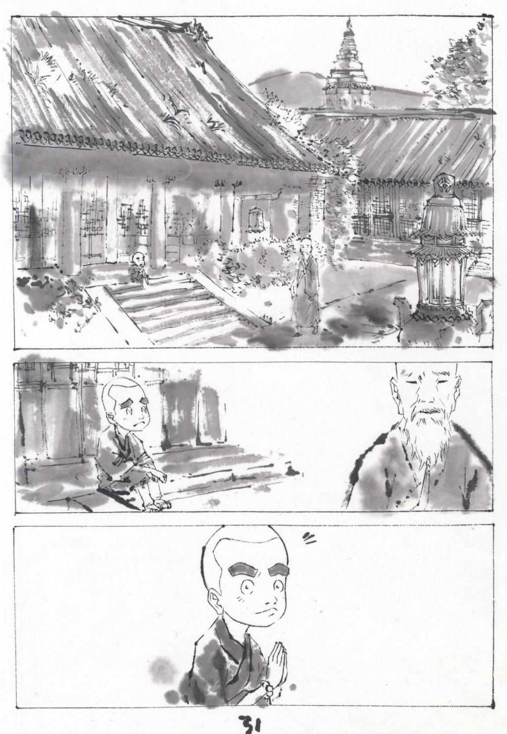 Planche originale - An Ji - Encre de Chine - 2451