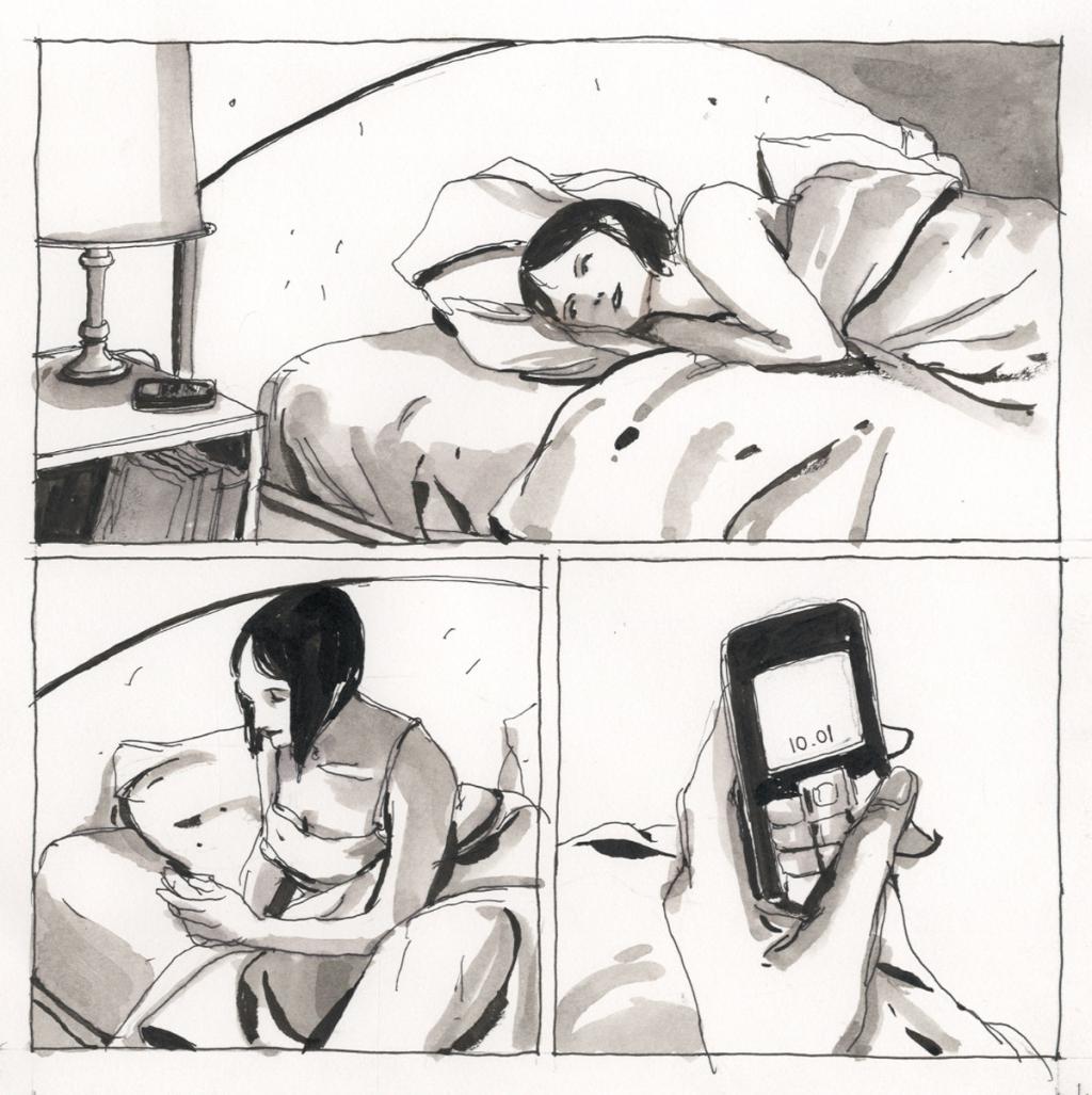 planche originale - Alexis Horellou - Encre de Chine - 2393