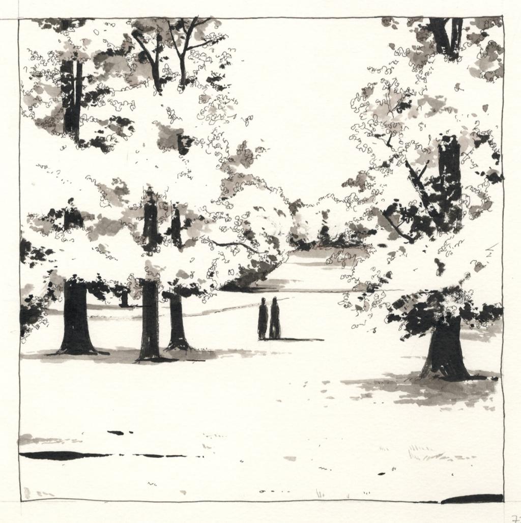 planche originale - Alexis Horellou - Encre de Chine - 2394