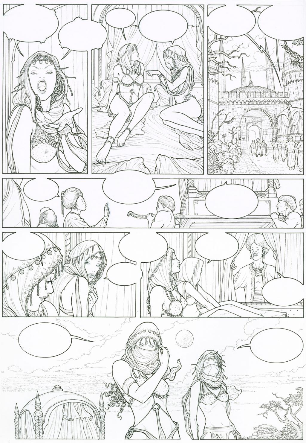 Planche originale - Adriano De Vincentiis - Encre de Chine - 2405