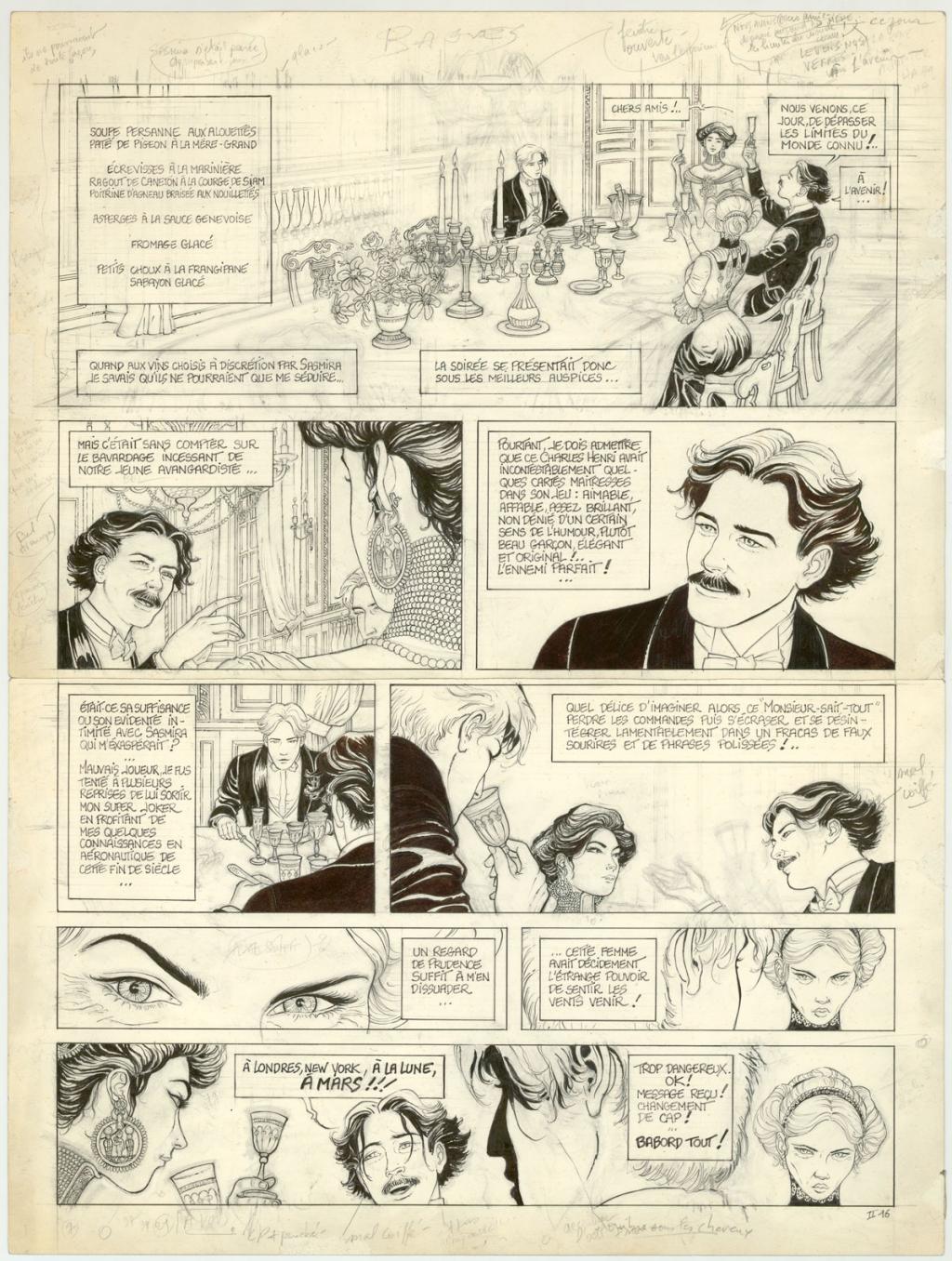 planche originale - Laurent Vicomte - Encre de Chine et mine de plomb sur papier - 2463