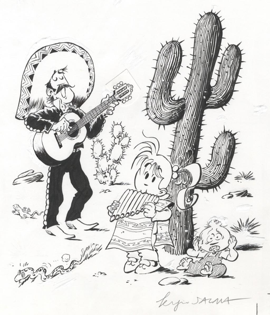 Couverture originale - Sergio Salma - Encre de Chine - 2467