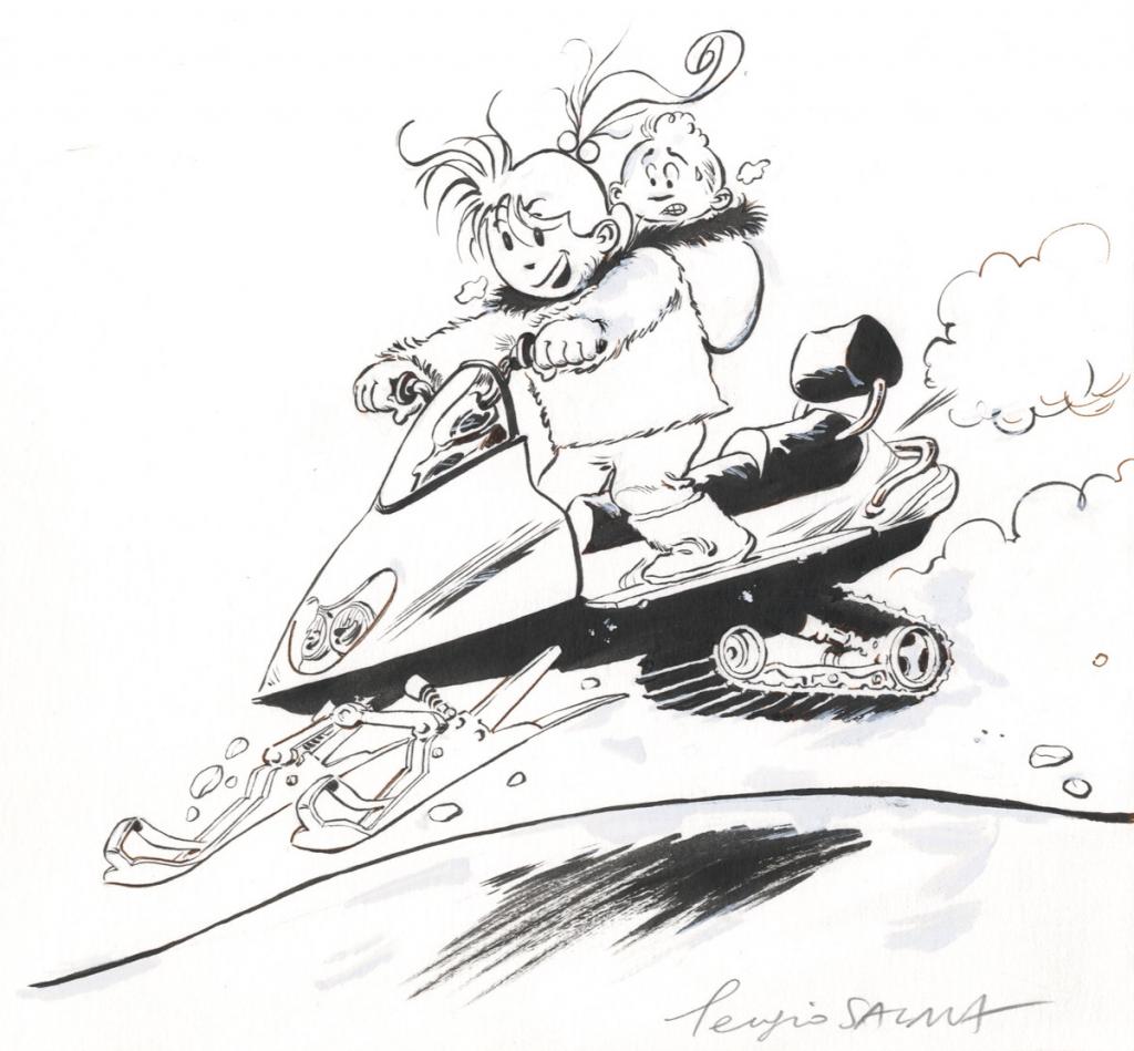 Couverture originale - Sergio Salma - Encre de Chine - 2470