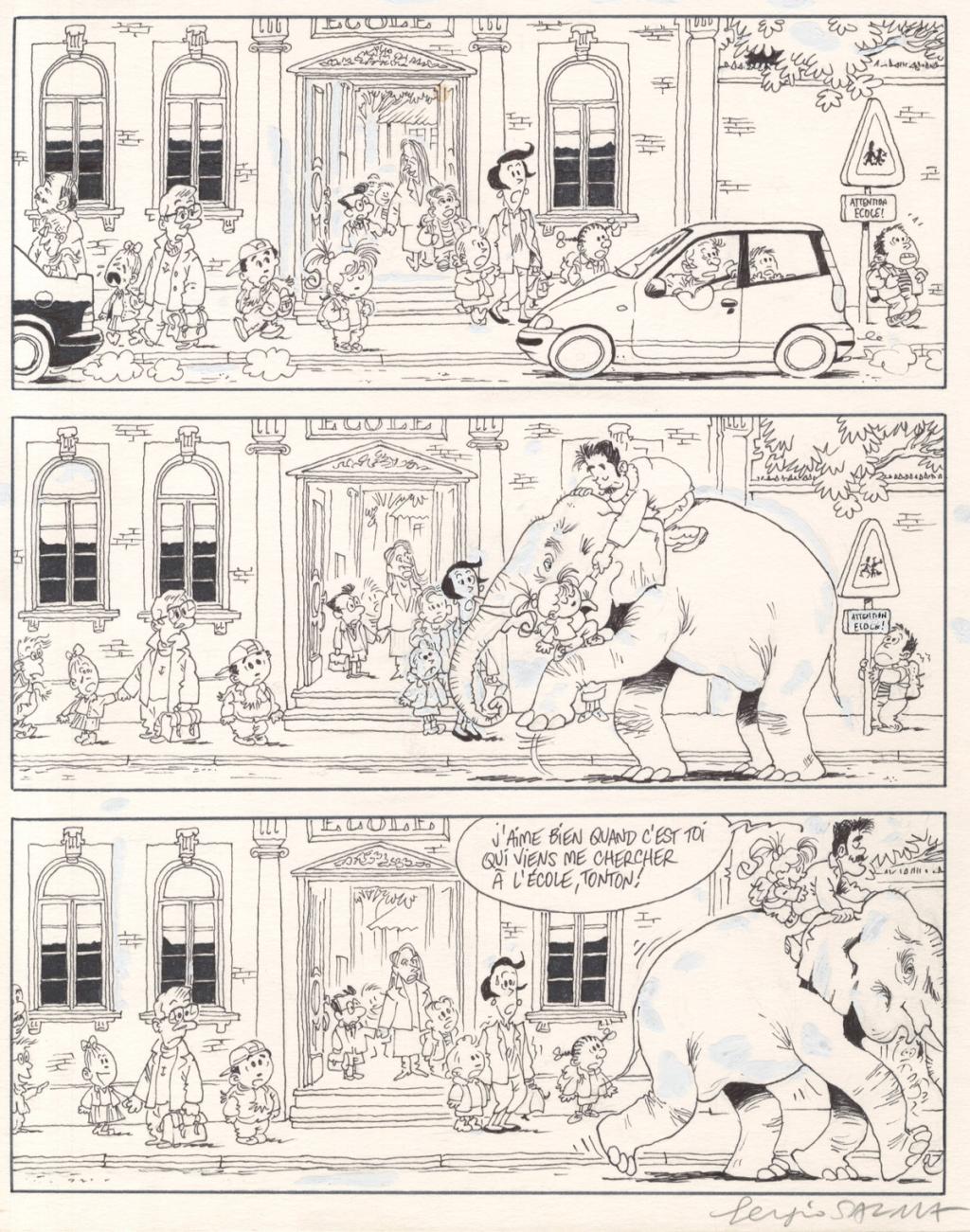 planche originale - Sergio Salma - Encre de Chine - 2471