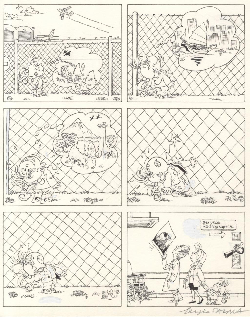 planche originale - Sergio Salma - Encre de Chine - 2472