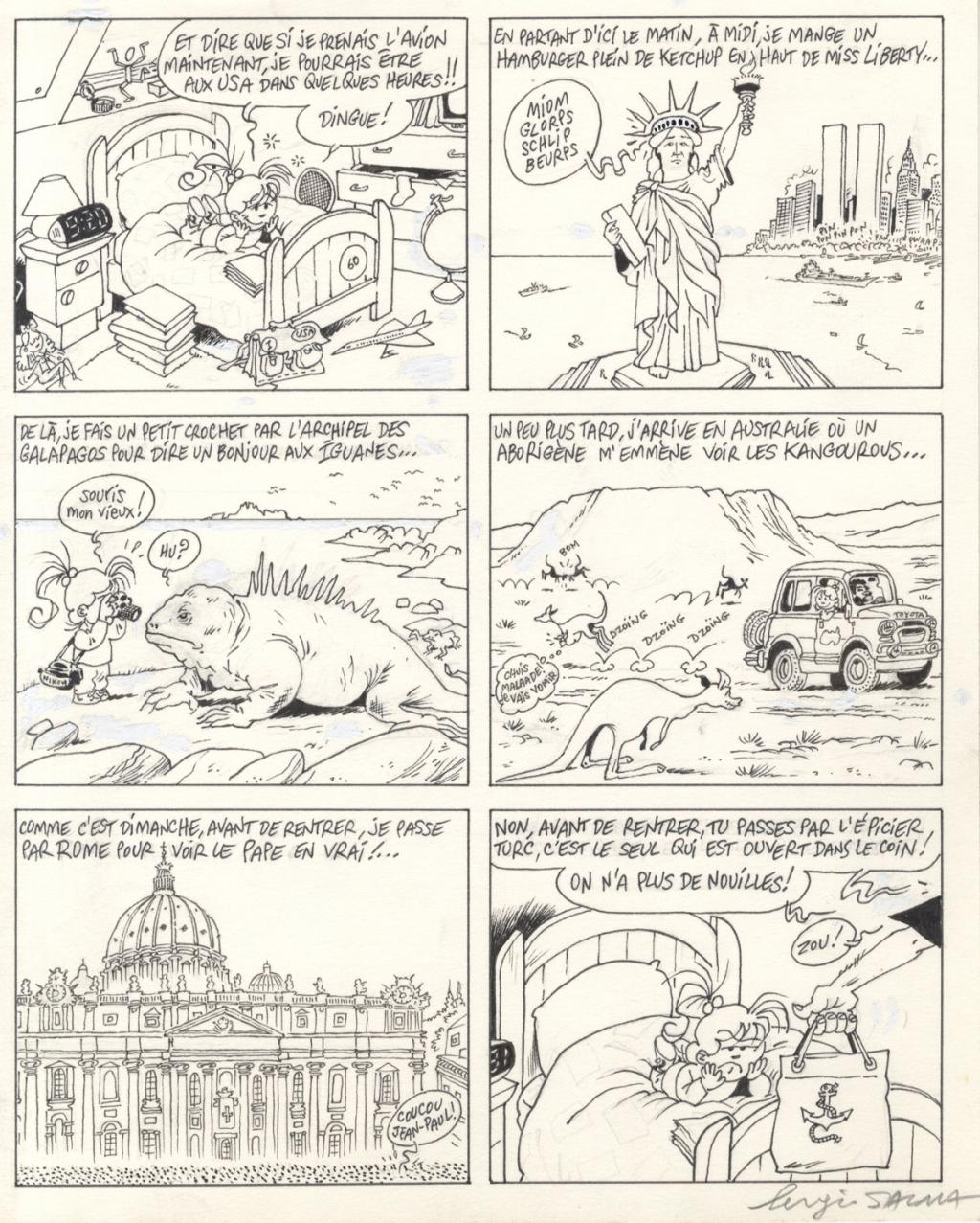 planche originale - Sergio Salma - Encre de Chine - 2474