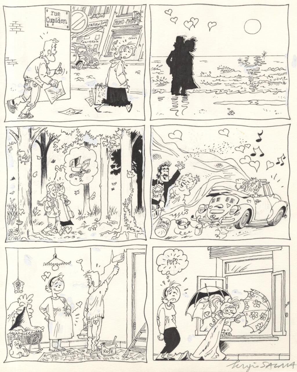 planche originale - Sergio Salma - Encre de Chine - 2475