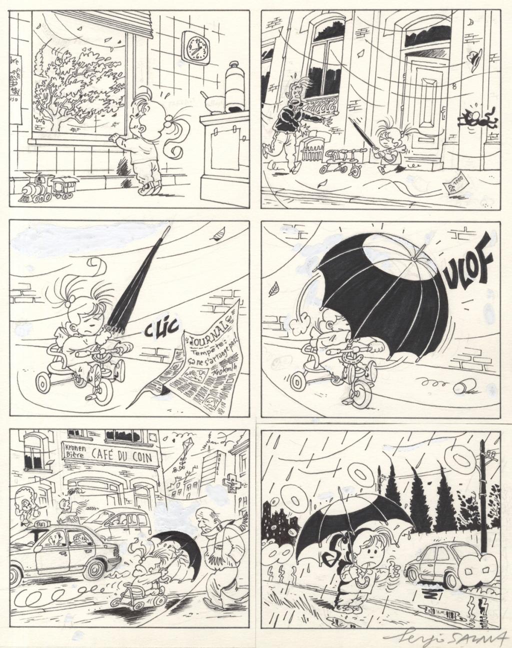 planche originale - Sergio Salma - Encre de Chine - 2476