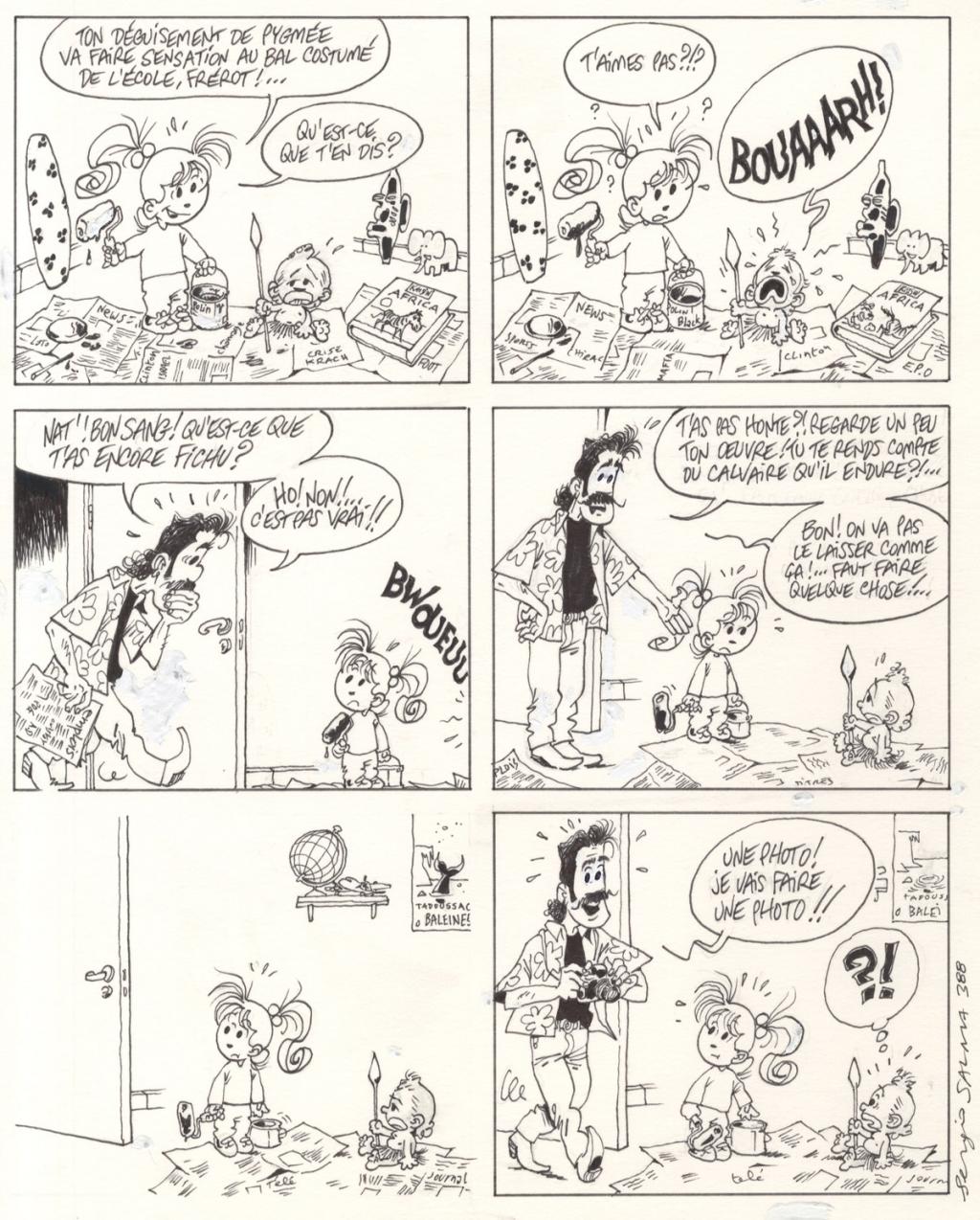 planche originale - gag 388 - Sergio Salma - Encre de Chine - 2480