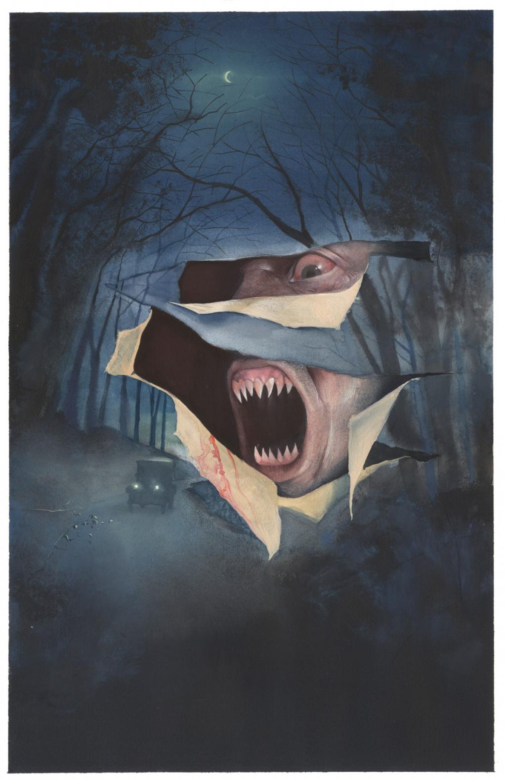 Couverture - Attila Futaki - Encre de Chine et encre de couleur sur papier - 2564