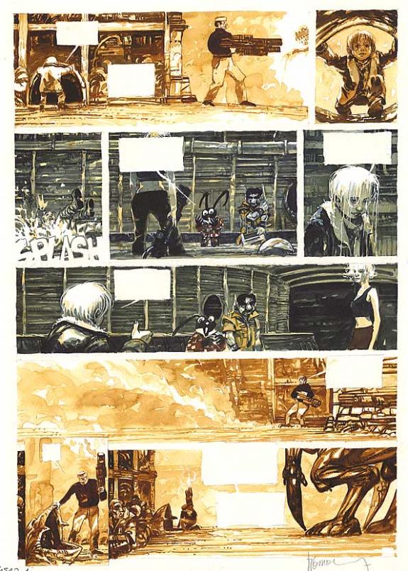 p26 - Fabrice Meddour - Aquarelle et encre de Chine sur papier - 238