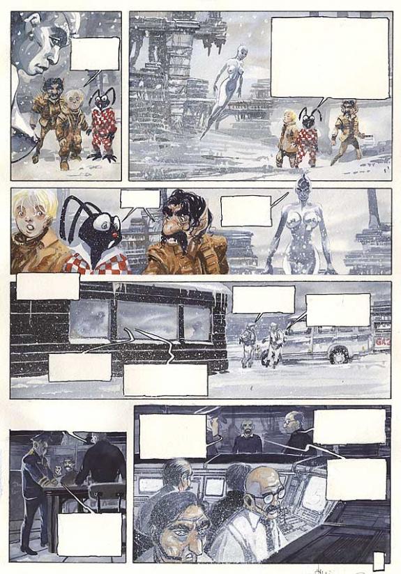 p35 - Fabrice Meddour - Aquarelle et encre de Chine sur papier - 237