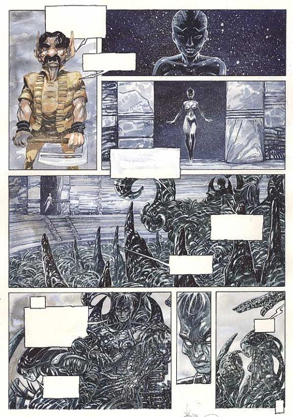 p38 - Fabrice Meddour - Aquarelle et encre de Chine sur papier - 236