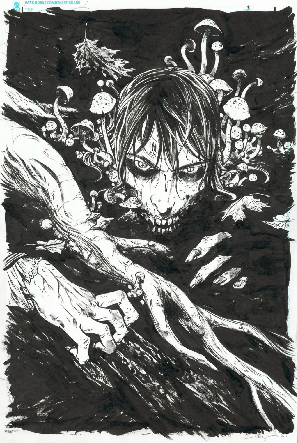 Couverture originale - Becky Cloonan - Encre de Chine - 2535