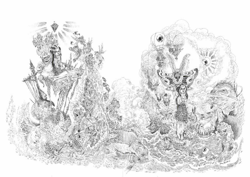 Giovanni Rigano
"Abarat" de Clive Barker - The Book Show - Encre de Chine sur papier - 2505