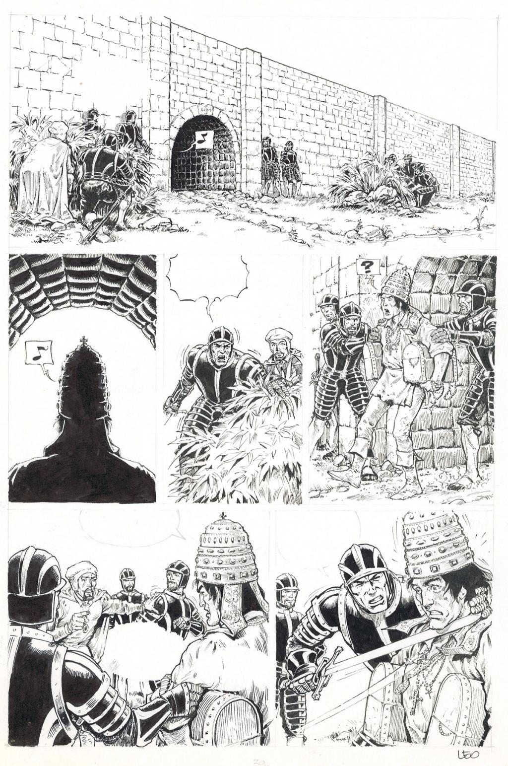 Planche originale - Léo Pilipovic - Encre de Chine - 2493