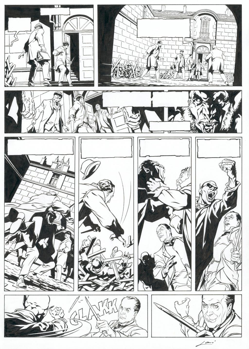 Planche originale - Laci - Encre de Chine - 2495