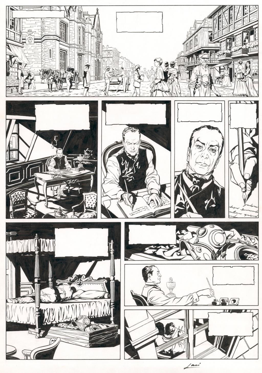 Planche originale - Laci - Encre de Chine - 2497