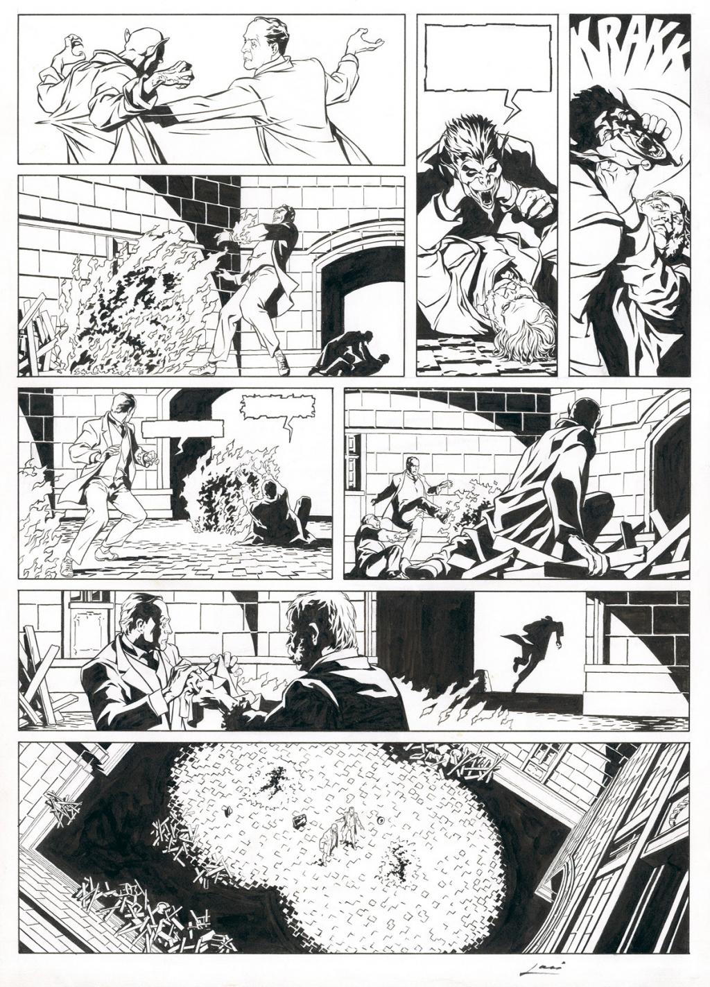 Planche originale - Laci - Encre de Chine - 2498