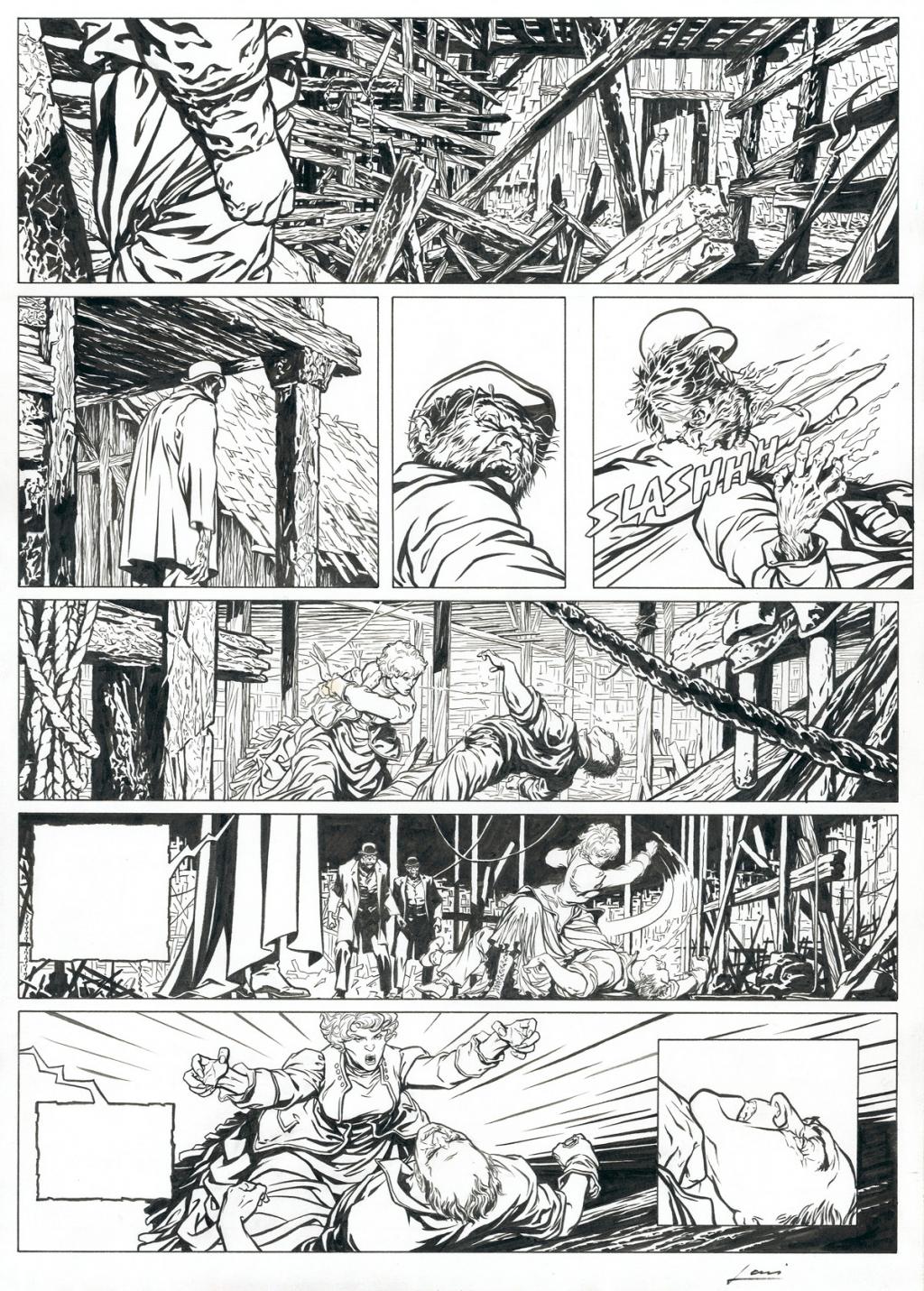 Planche originale - Laci - Encre de Chine - 2499