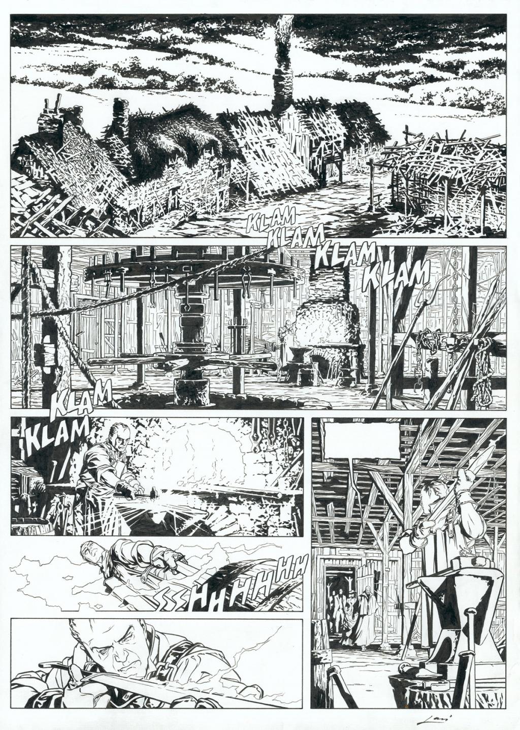 Planche originale - Laci - Encre de Chine - 2501