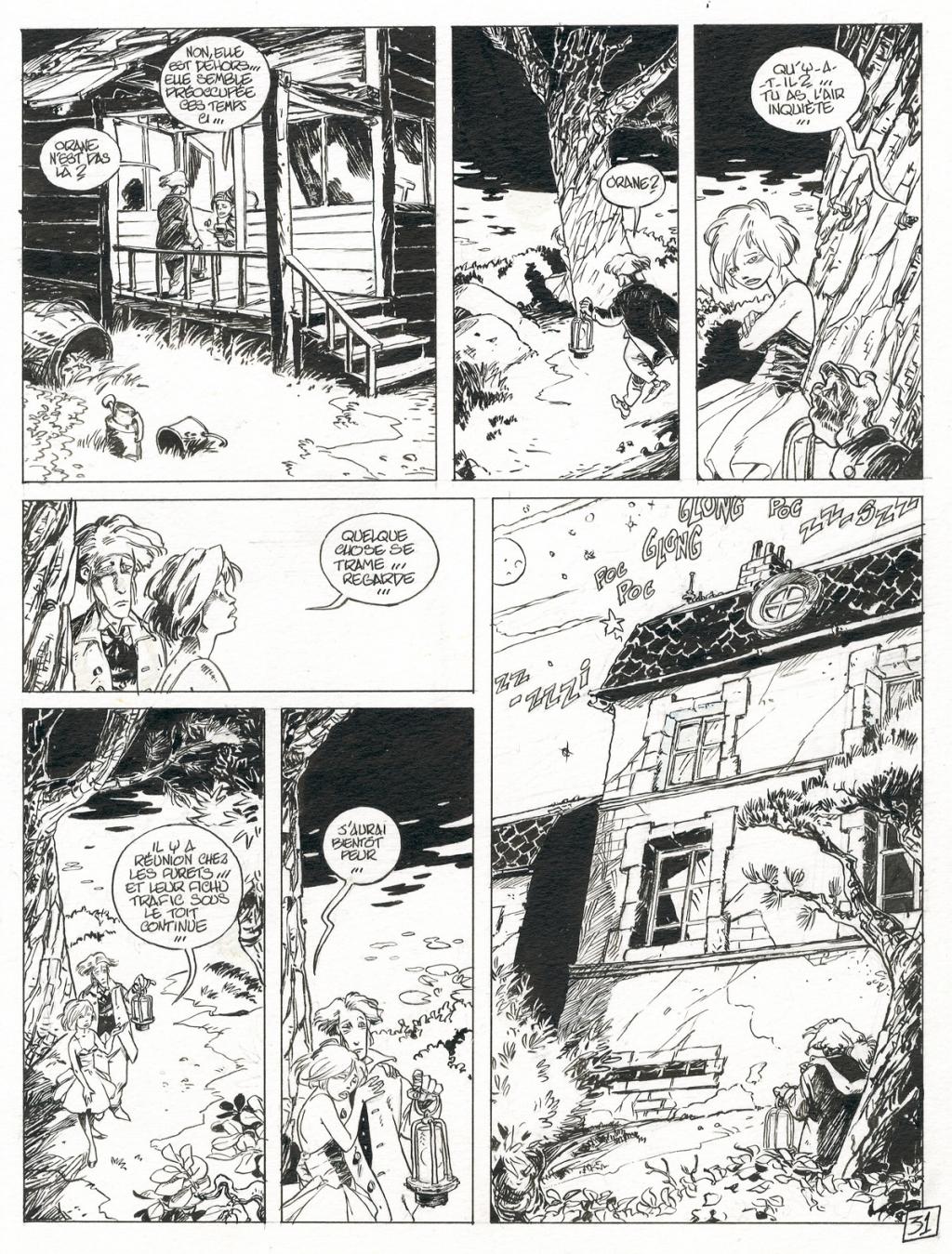 Planche originale - Claire Wendling - Encre de Chine - 2987