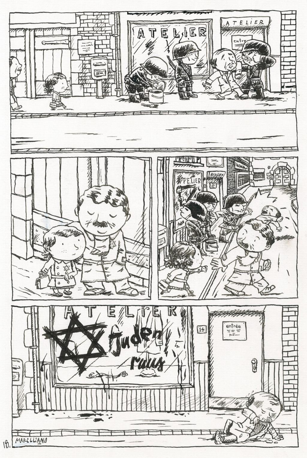 planche originale - Marc Lizano - Encre de Chine - 2546