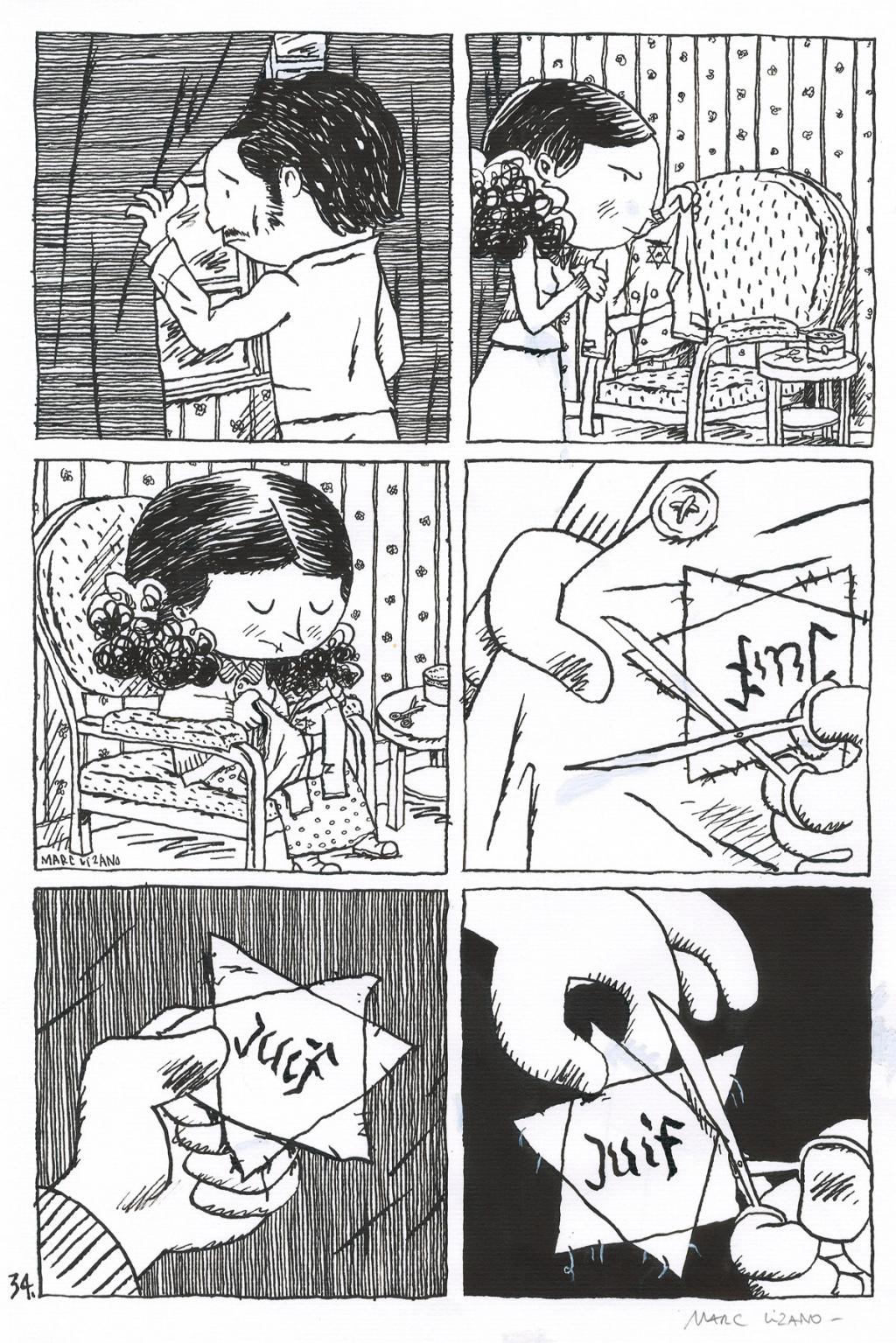 planche originale - Marc Lizano - Encre de Chine - 2547