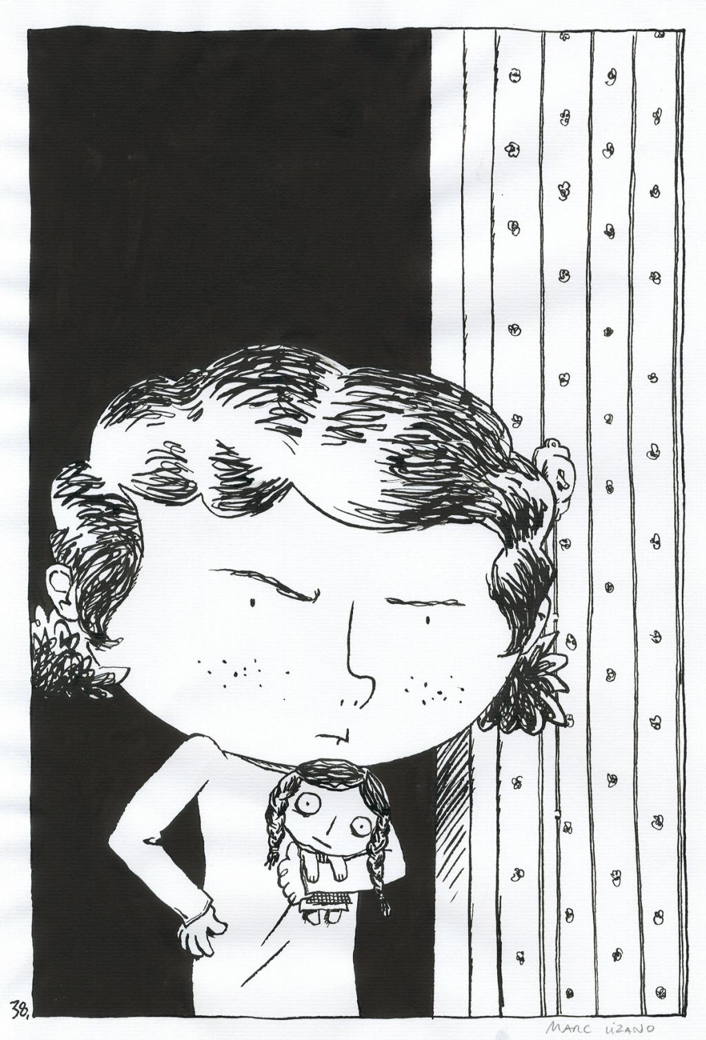 planche originale - Marc Lizano - Encre de Chine - 2549