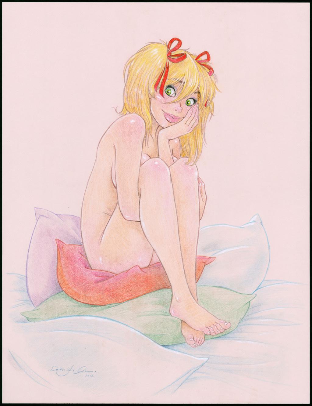 Mandy - Dean Yeagle - Crayon de couleur sur papier - 2909