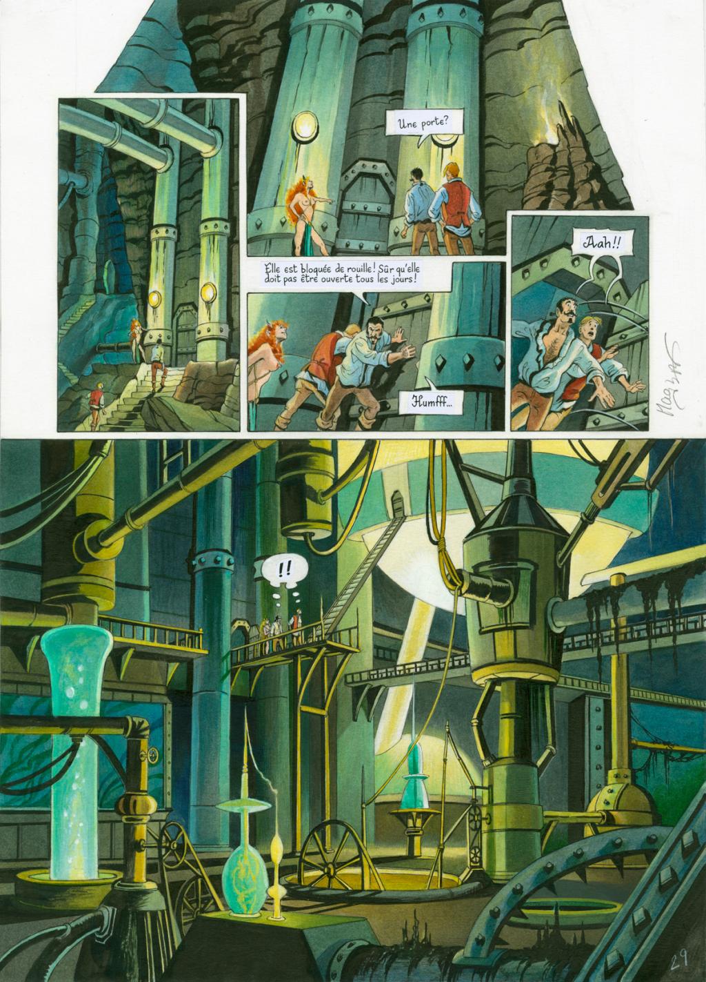 Planche originale - Florence Magnin - Encre de Chine et encre de couleur sur papier - 2647