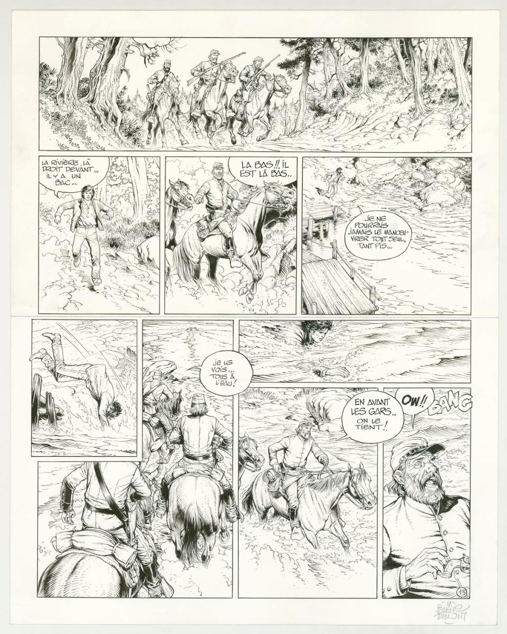 Planche originale - Michel Blanc-Dumont - Encre de Chine sur papier - 3215