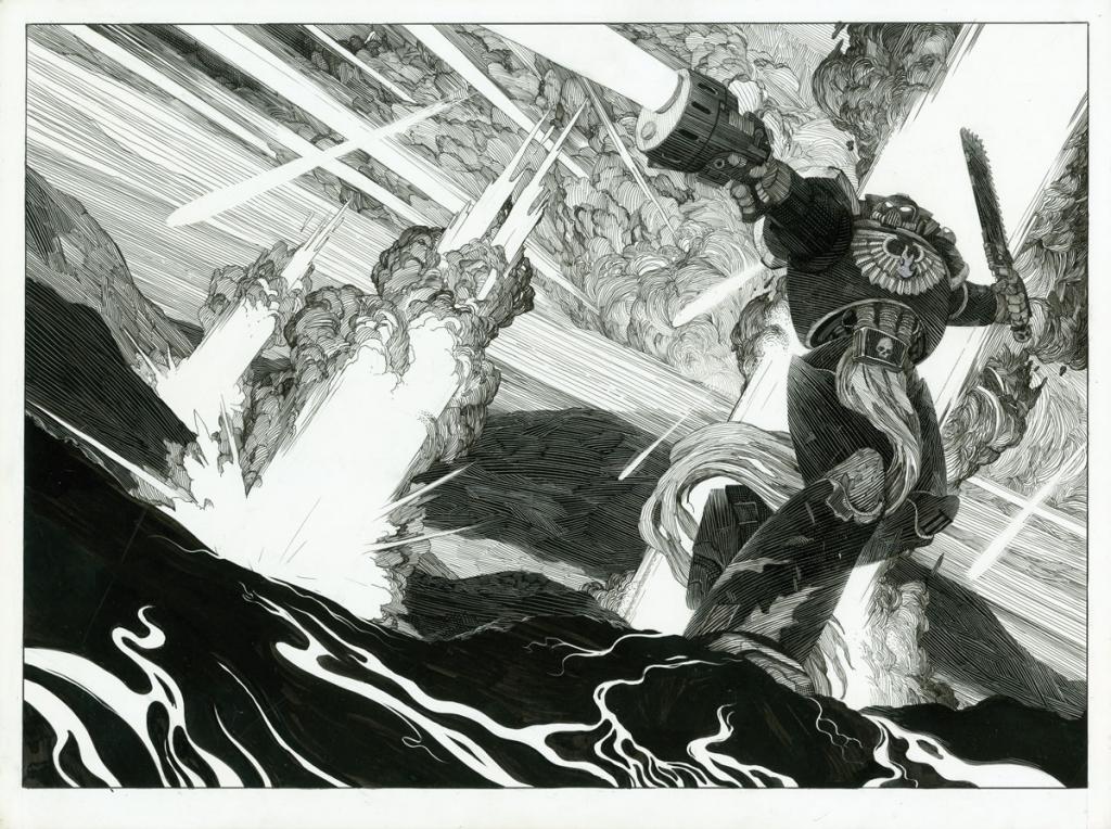 Couverture pour le roman Warhammer 40000 : Salamander - Nicolas Delort - Carte à gratter - 3919