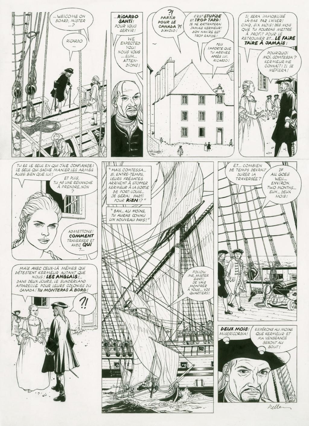 Planche originale - Patrice Pellerin - Encre de Chine - 2663