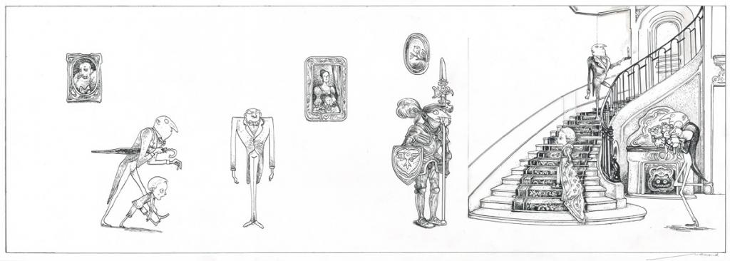 Illustration originale - Lionel Richerand - Encre de Chine - 2605