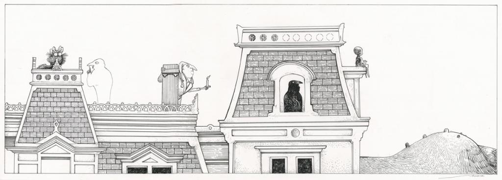 Illustration originale - Lionel Richerand - Encre de Chine - 2604