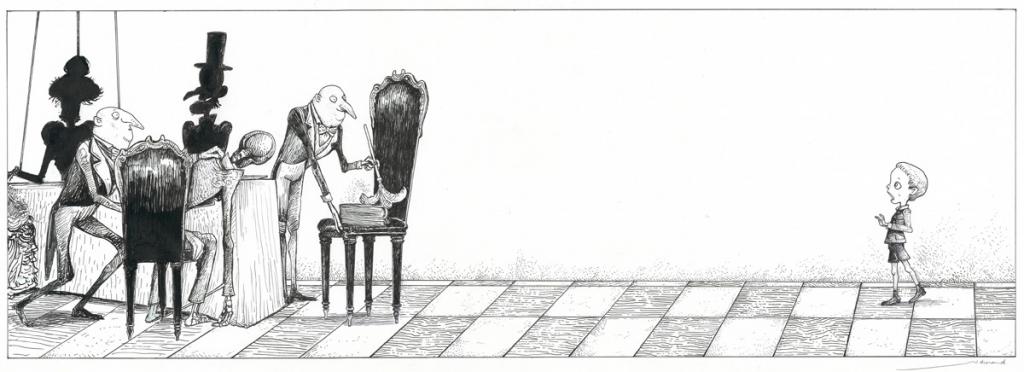 Illustration originale - Lionel Richerand - Encre de Chine - 2612