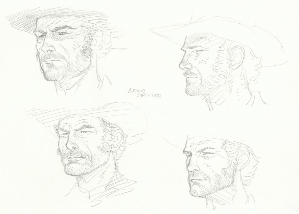 Crayonné original - Antonio Sarchione - Mine de plomb sur papier - 2624