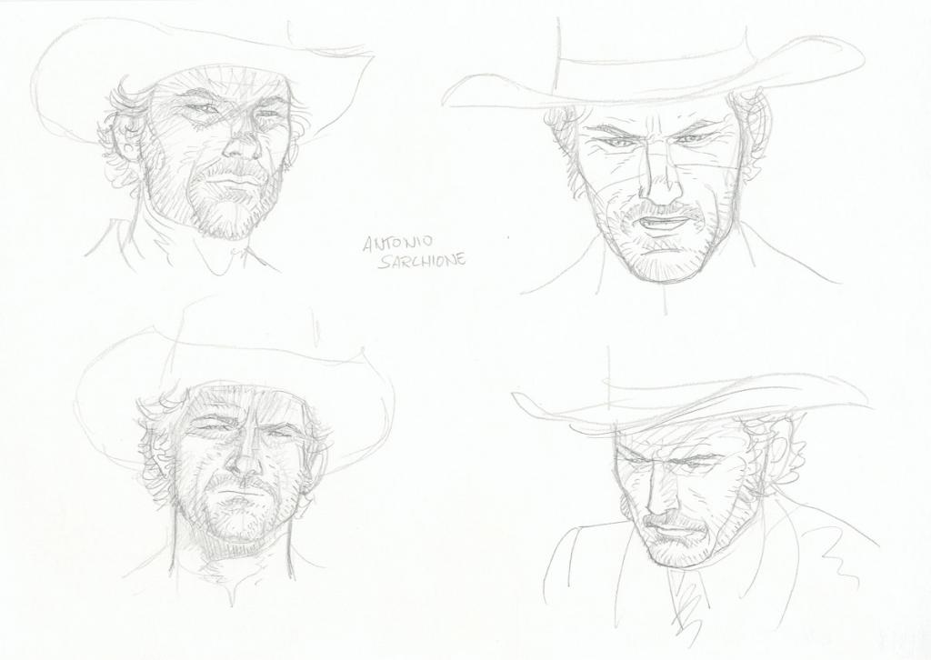 Crayonné original - Antonio Sarchione - Mine de plomb sur papier - 2625