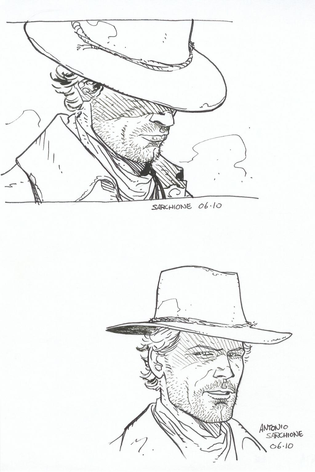 Crayonné original - Antonio Sarchione - Encre de Chine - 2628