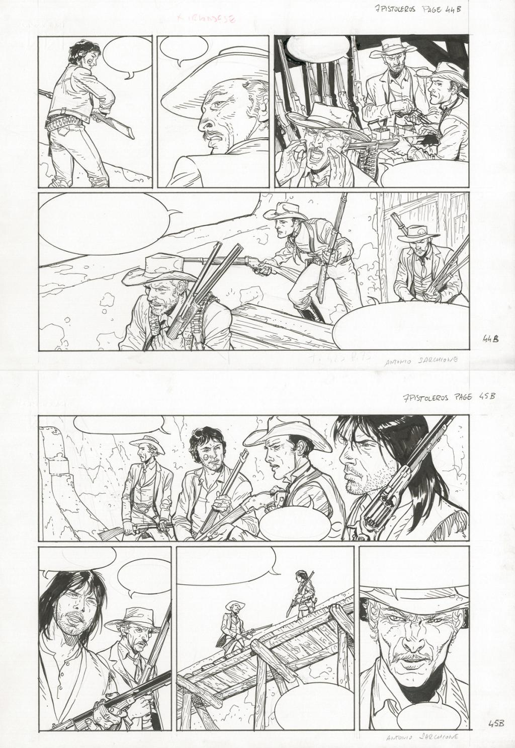 Double planche - Antonio Sarchione - Encre de Chine - 2633